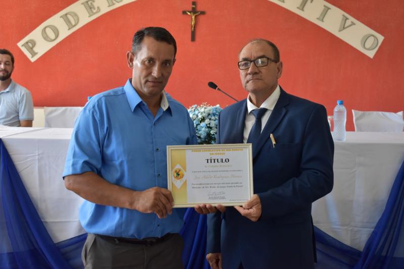 ENTREGA DO TÍTULO DE CIDADÃO HONORÁRIO